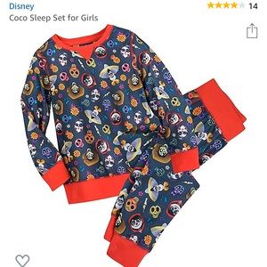 Disney Pixar CoCo 2pc Pajama Set 10/12 NWOT